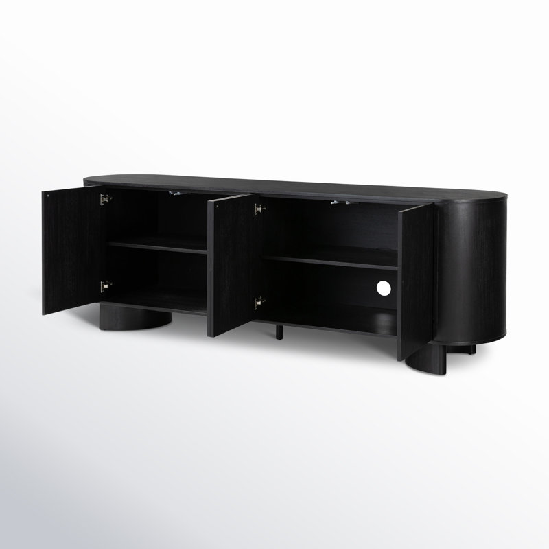 Paden Sideboard, Aged Black Acacia