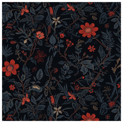 Édredon floral à motif botanique
