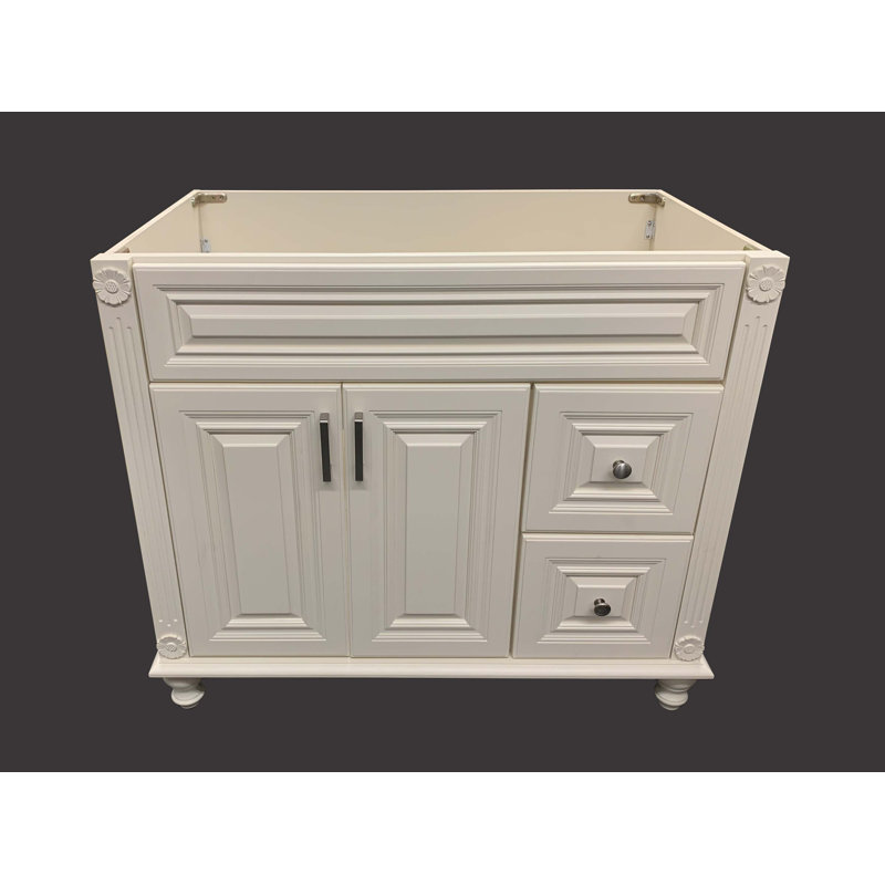 36'' Single Bathroom Vanity Base Only in Antique White