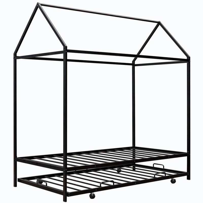 Structure de lit Stonecrest 82,63 po, Noir