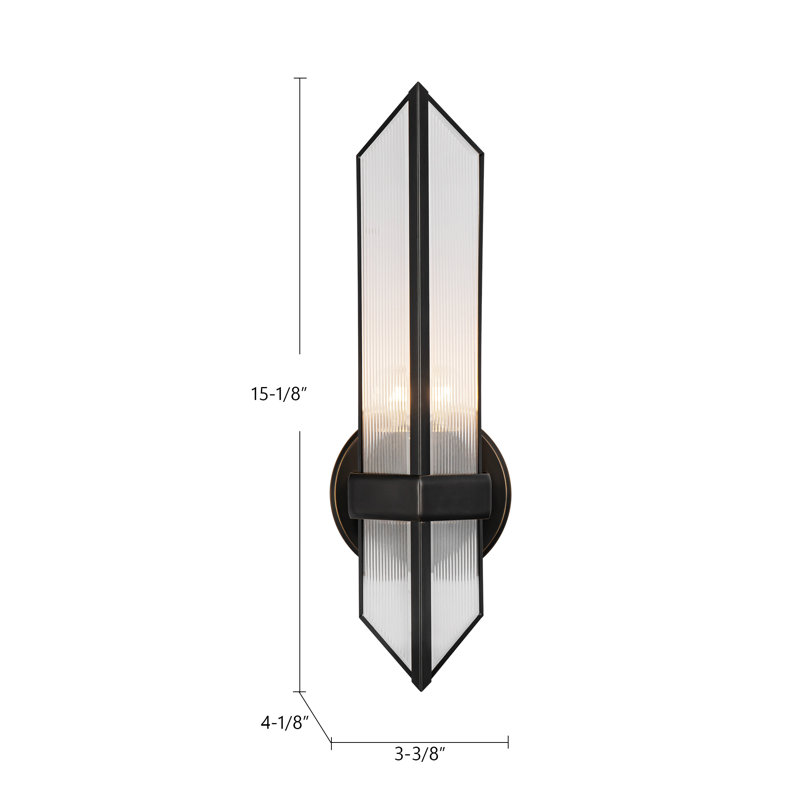 Cairo 1 - Light Bath Sconce, Vintage Brass