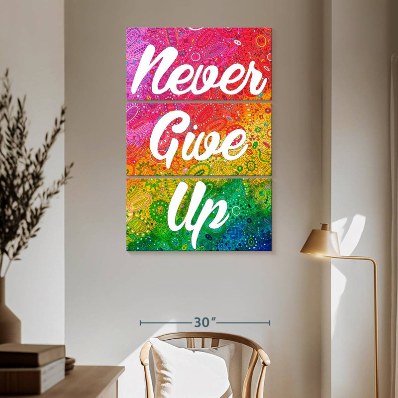 Tergel Inspirational Quotes IV, 65" H x 42" W