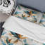 Ensemble de housse de couette Glamour - Glamour bleu sarcelle et blanc-476234990