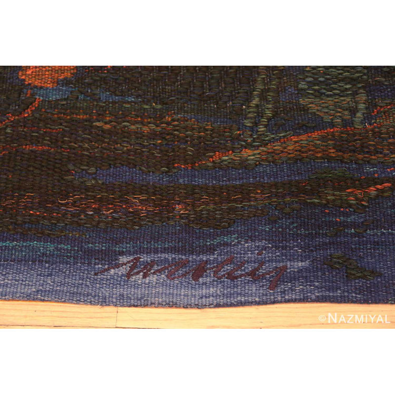 Tapis scandinave «Was at Sea» par Brita Molin