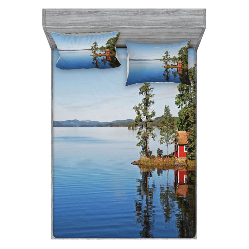 Microfiber Sheet Set, Full Sheet Set with Fitted Sheet
