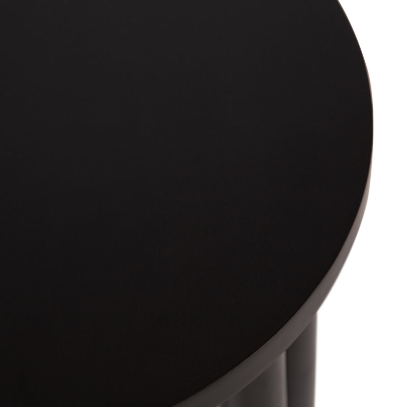Table d'appoint ronde Modern Living, Noir