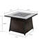 Chaufferette de table d'extérieur au propane 35 000 BTU avec remplisseur de pierres de lave Deko Living 