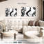 Impression sur toile Wispy Black Brush Strokes-93025575