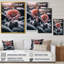 Une fleur de gerbera rose en hiver II - impression sur toile-482060683-482060684