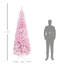 Arbre de Noël artificiel mince arbre de Noël en forme de pin et branches réalistes