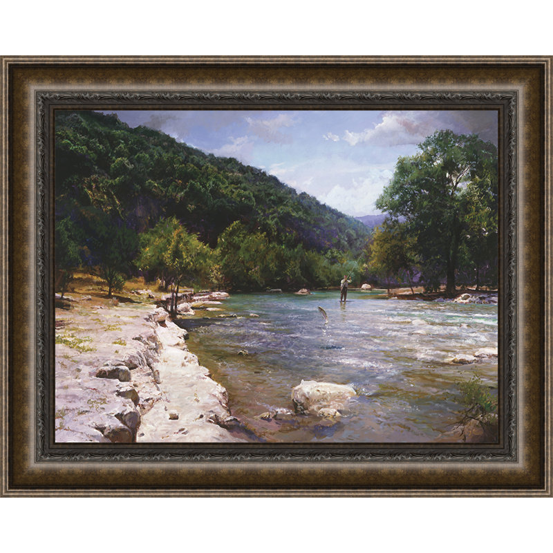 « river danse », reproduction de photo sur toile tendue encadrée