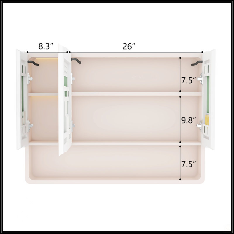 Miroir en aluminium