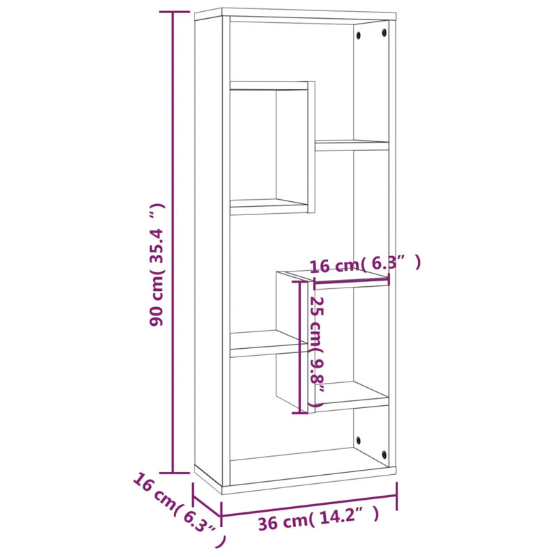 Louidor Accent Shelf, Grey