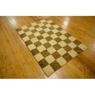 Nash One-of-a-Kind 3'5" X 4'11" New Age Wool Area Rug in
