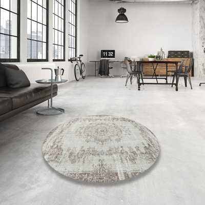 Tapis beige/gris traditionnel Kalman