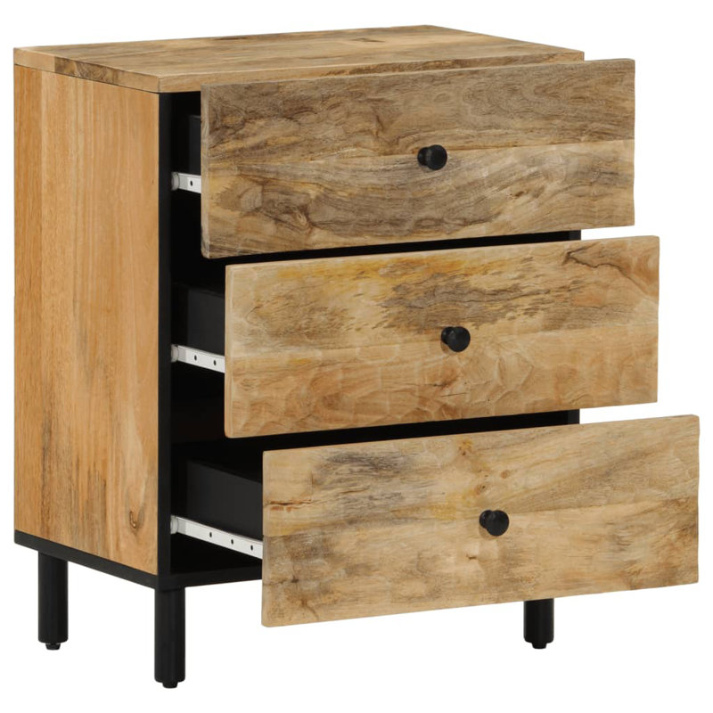 Beatrice 50cm W Iron Bedside Table
