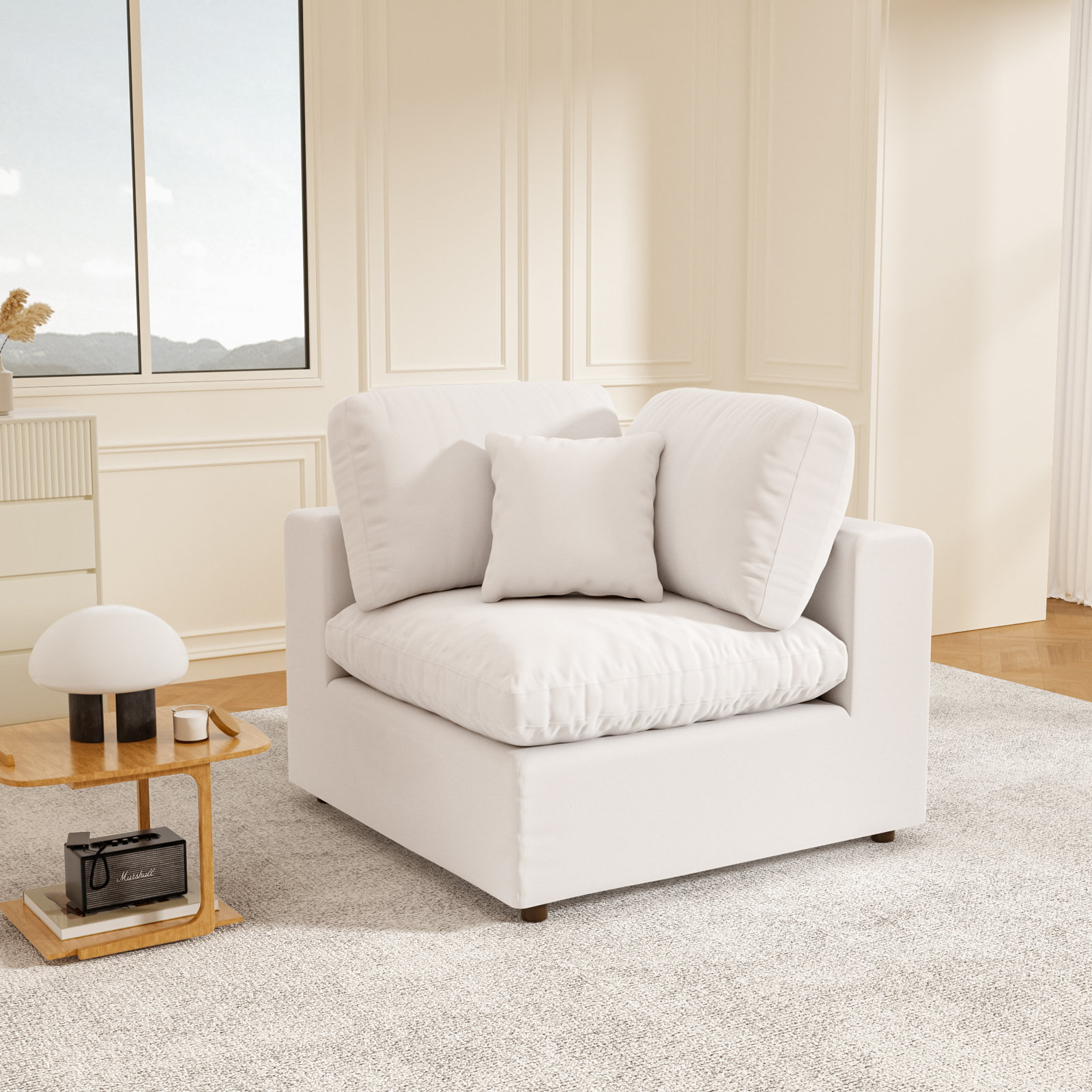 Jossa Upholstered Corner Armchair
