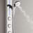 FORNO ACQUA AcquaSPA Shower Panel with SensoTEMP, Mirrored Stainless Steel Finish, Overhead Rainfall Shower, Handheld Shower Head, Body Jets, 1.8 GPM Flow Rate-116472612