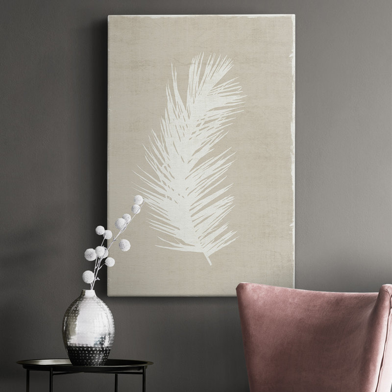 Palm Oasis I - Toile tendue avec châssis de qualité supérieure - prête à être accrochée, H 36 po x l 24 po