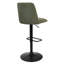 Tabouret de comptoir pivotant rembourré à hauteur réglable (ensemble de 4)-132836224