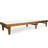 Dana White Mesh Chaise Lounge For Sunbathing Area - Wood Comfy Outdoor And