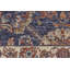 Tapis bleu/zone rouille oriental Ribeiro-29234988