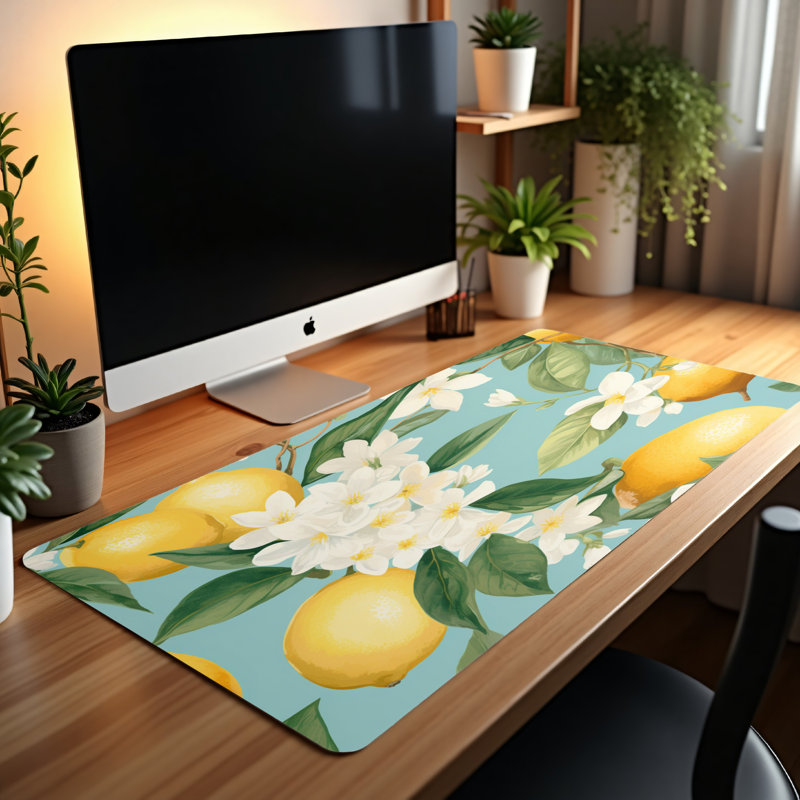 Polyester Desk Pad, 14.4x12.1