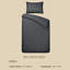 Imperial Homeware London Microfiber Striped Duvet Cover Set with Pillowcases Included-116167083-116167089