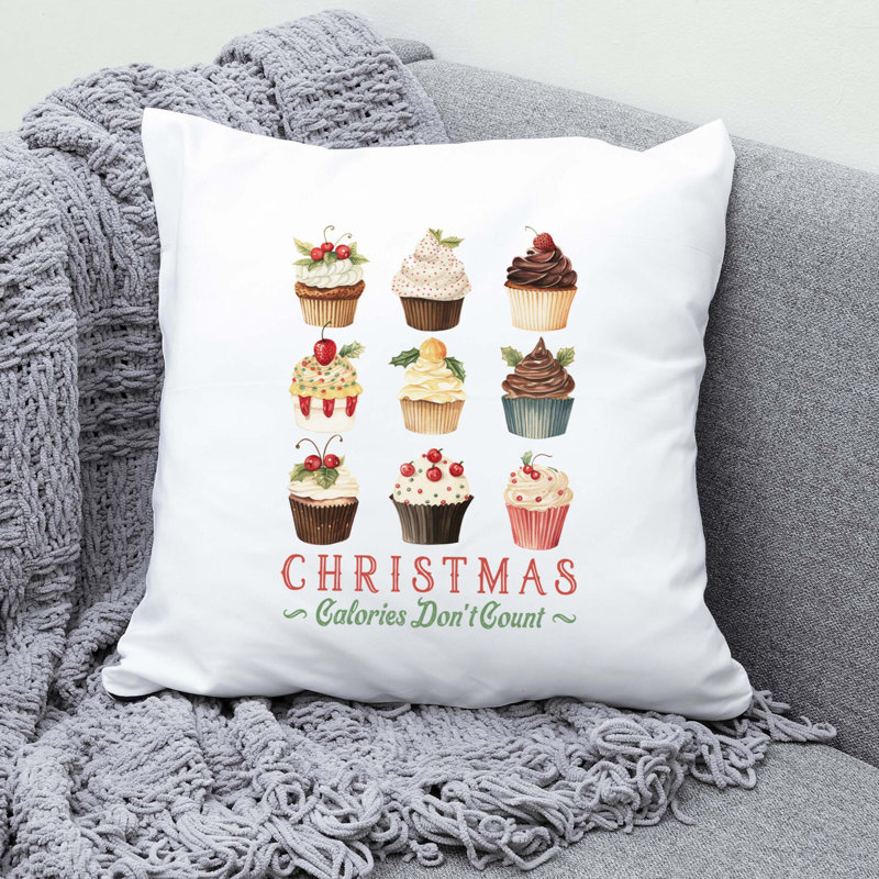 Christmas_25 Reversible Throw Pillow, 18" x 18"