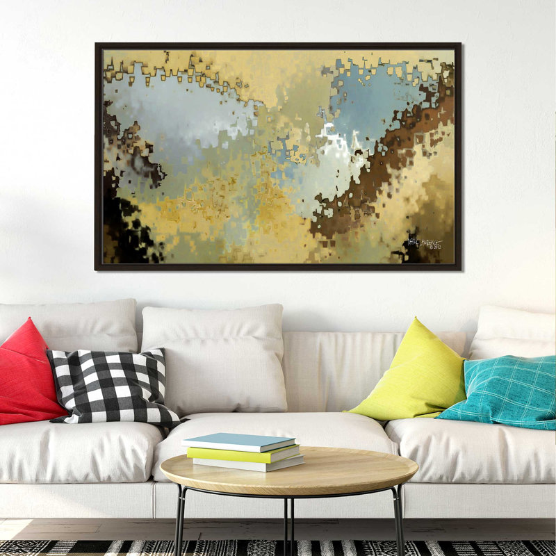 " What We Do Not See Hebrews 11:1 " by Mark Lawrence, 27.5" H x 43.5" W x 2" D, Espresso Floater Frame