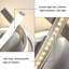 Modern Silver Aluminium LED 33Cm Sleek Wall Sconces