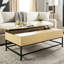 Table basse à quatre pieds avec plateau relevable et rangement-25626918