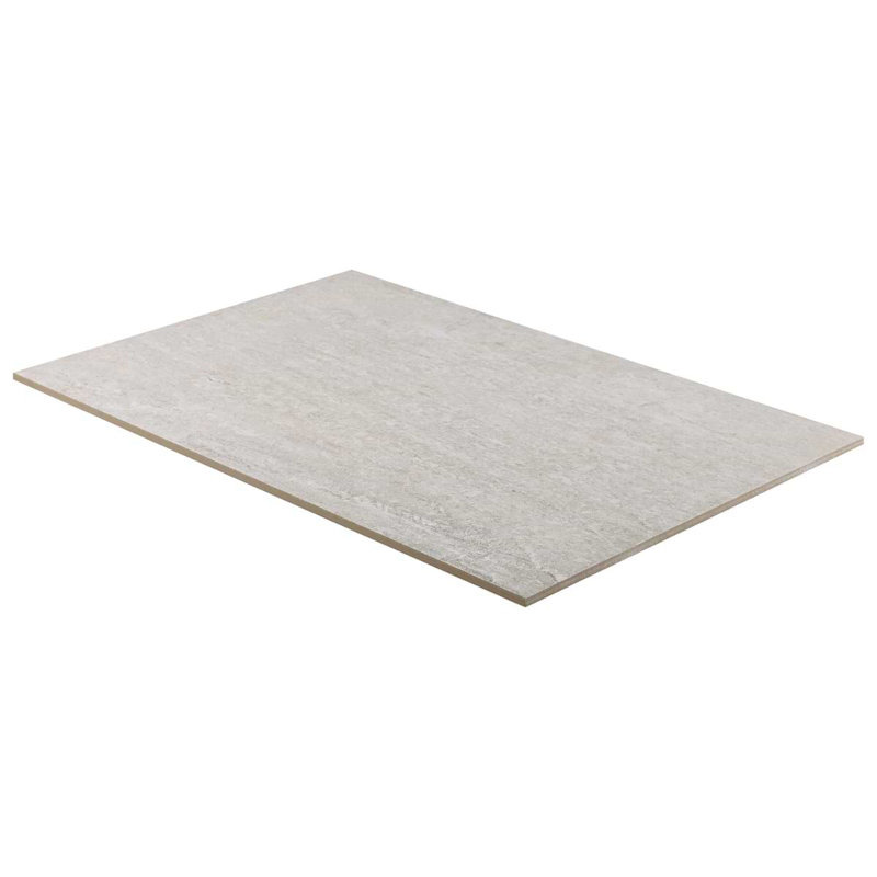 Shala 18x26 Matte Porcelain Tile, Smoke White