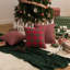 Paquet de 2 housses de coussin décoratives à carreaux écossais en tartan pour Noël-106488540-106488547-106488539