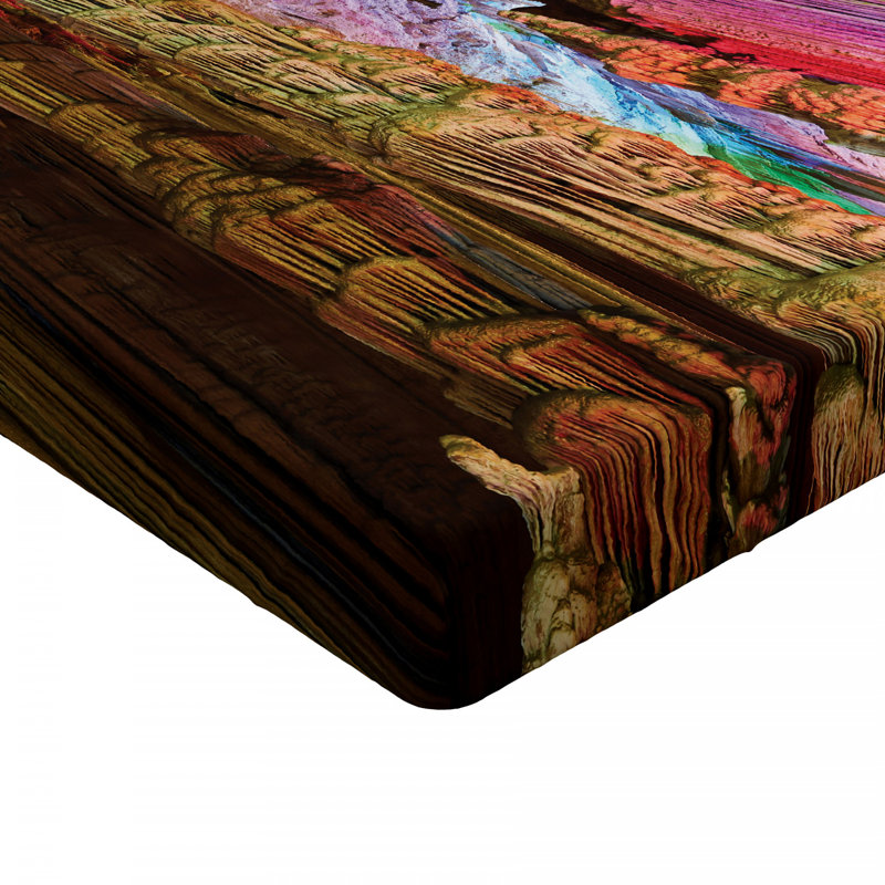 Drap-housse en microfibre Natural Cave, Drap-housse de taille double