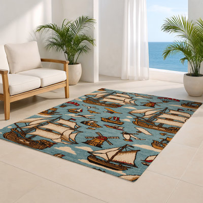 Tapis intérieur et extérieur gris Transport
