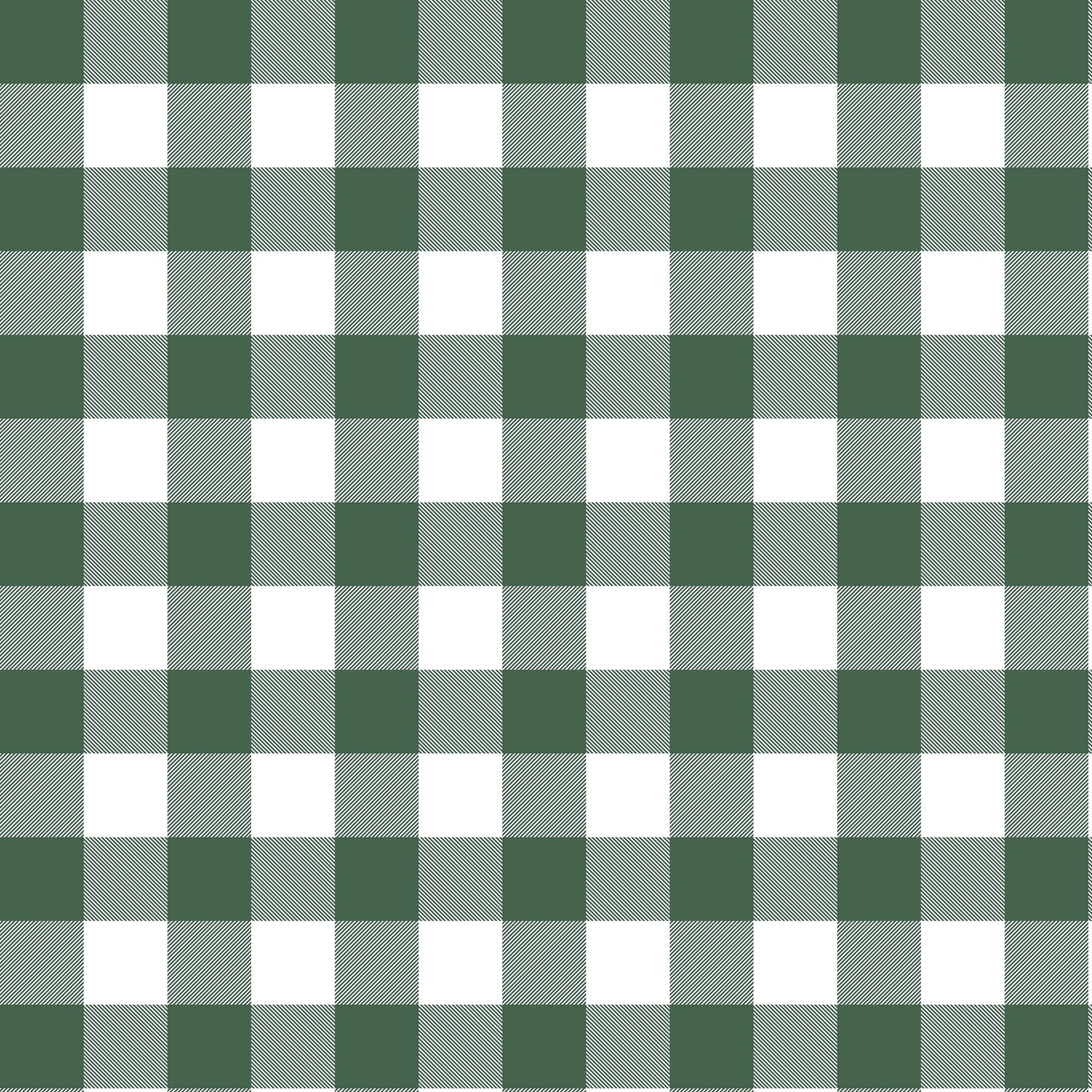 Jebb Upholstered Ottoman, Classic Gingham Evergreen