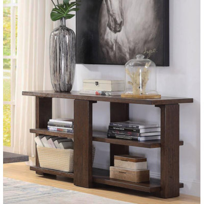 Walnut Finish Sofa Table