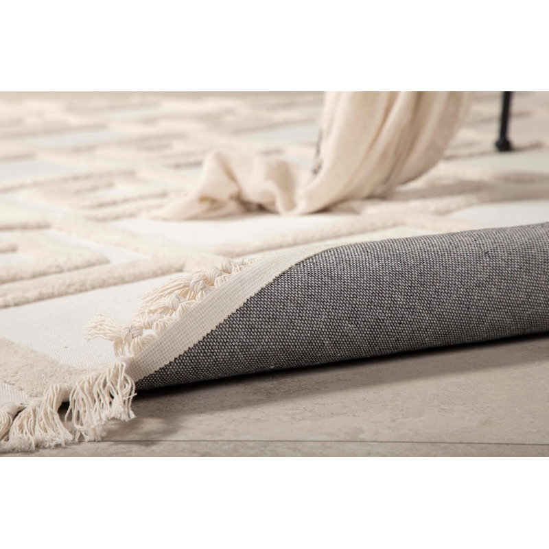 Towa Solid Colour Hand Woven Area Rug, Rectangle 160 x 230cm