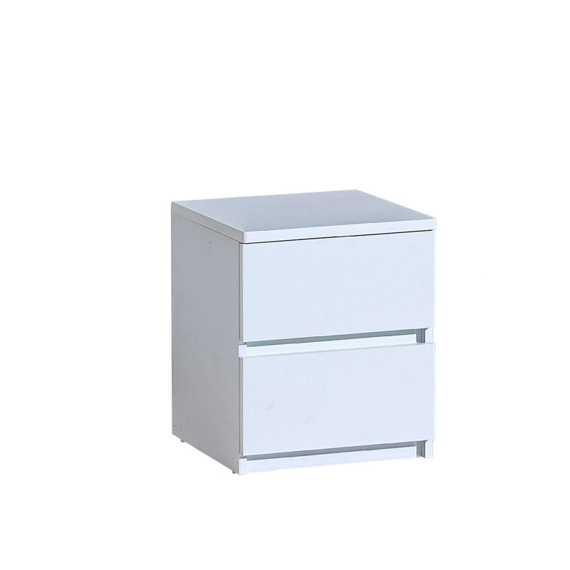 Creagh 40cm W Bedside Table, White
