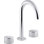 Components Wide Spread Bathroom Faucet with Handles