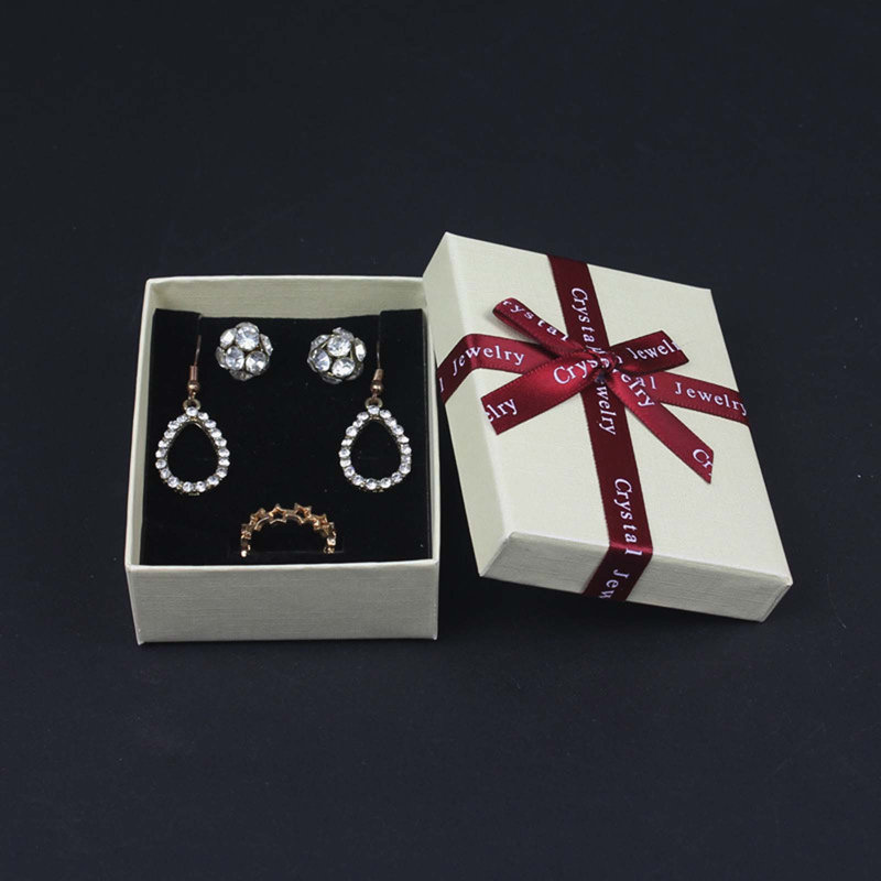Boîte à bijoux rétro exquise, White