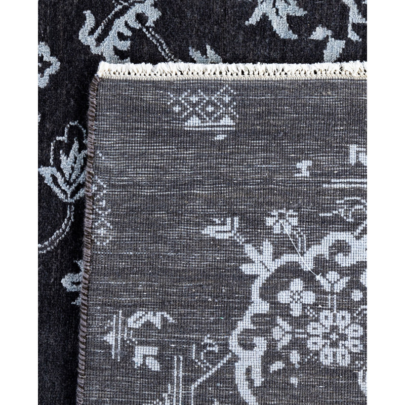 Overdyed One-of-a-Kind 9' 0" X 11' 9" Hand Knotted Area Rug