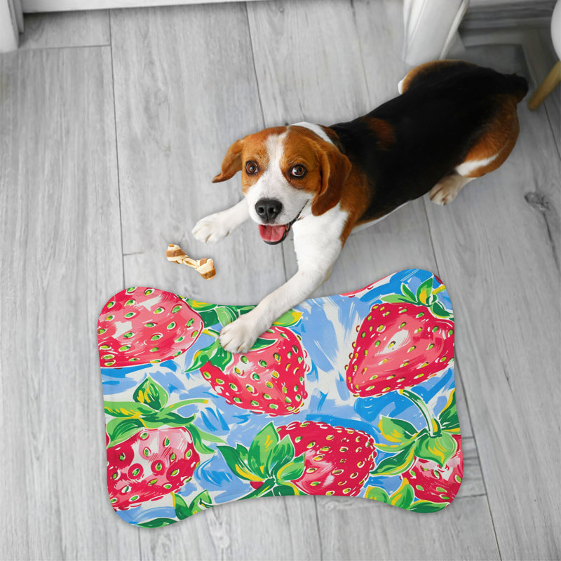 Élégant tapis de fraise - 1 pièce