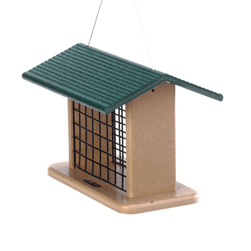 Mangeoire à oiseaux recyclée