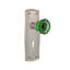 Prairie Plate with Decorative Keyhole and Crystal Emerald Door Knob-228769579