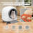 Self Cleaning Cat Litter Box - Extra Large Automatic Litter Box For Multiple Cats, Odor Control & Quiet Operation With App Control, Anti-tracking Design, Works With Ios/android