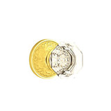 Passage Old Town Clear Knob with Lancaster Rose