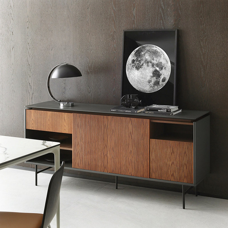 Buffet simple et luxueux, H 31,5 po x l 62,99 po x P 17,72 po 