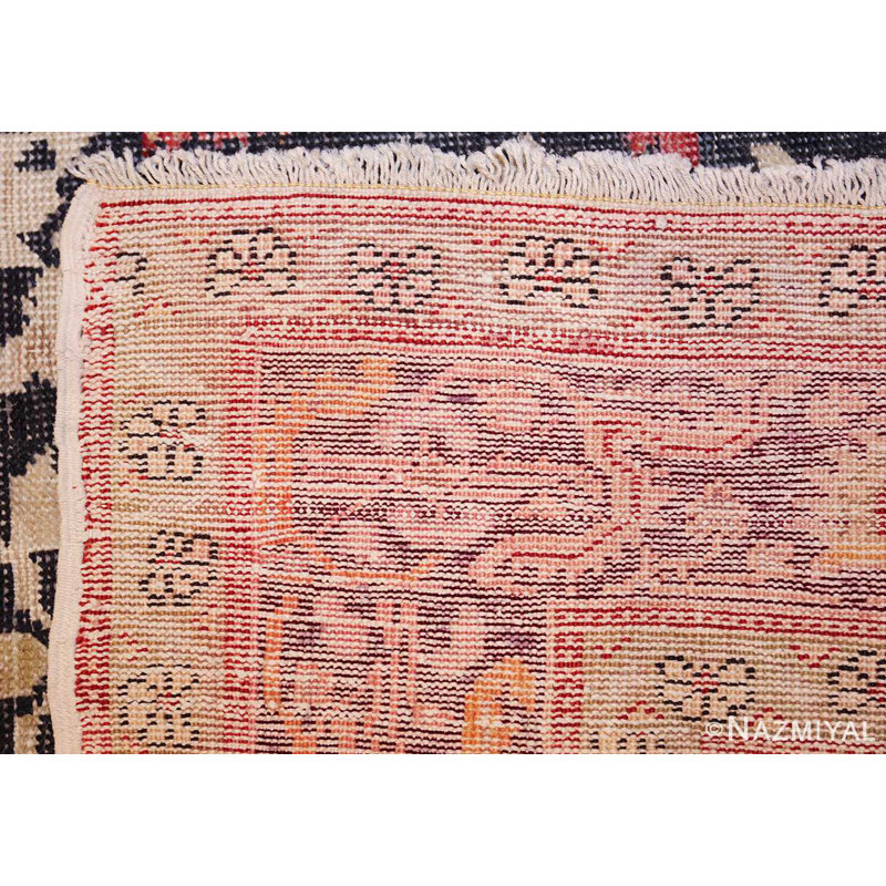 Petit tapis Sivas turc noir anthracite